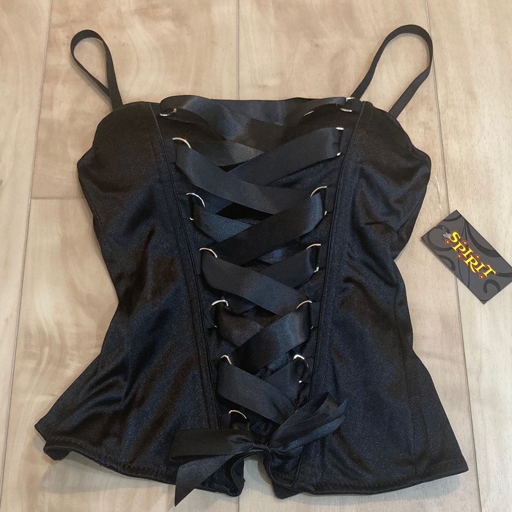 Spirit Halloween Satin Corset